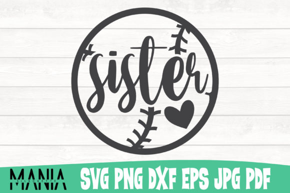 Baseball Sister SVG: Elevating Sports Family Apparel with Professional-Grade Digital Assets