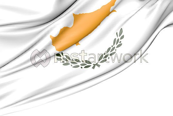 Cyprus Flag Isolated on White Background: A Versatile Design Asset