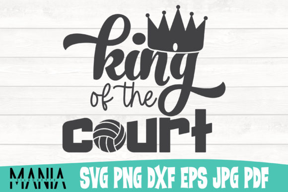 Evaluating the King of the Court Volleyball SVG Cut for Digital Crafting