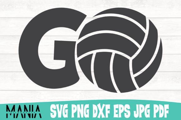 Go Volleyball SVG Cut File Design Guide