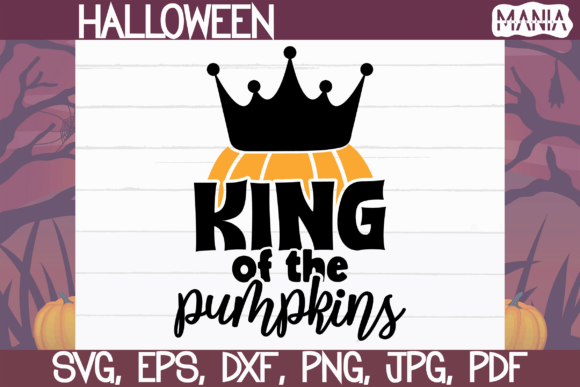 King of the Pumpkins SVG Cut File – A Designer’s Dream for Creative Projects