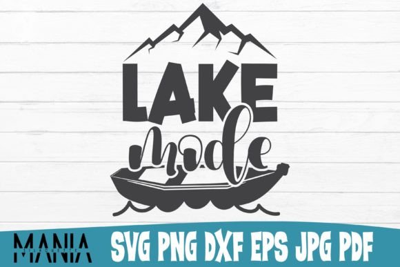 Lake Mode Svg Cut File Design: Elevating Outdoor Aesthetics in Digital Crafting