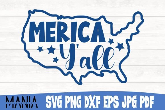Merica Y All Map SVG Cut File Design: A Practical Asset for Regional Craft Projects