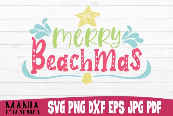 Merry Beachmas SVG Cut File: A Versatile Design Resource Done Right