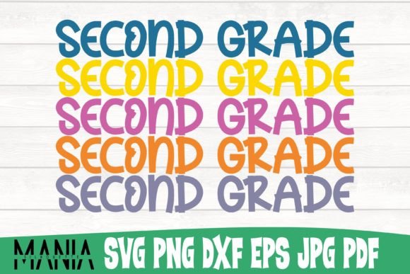 Second Grade SVG Cut File Design for Crafting
