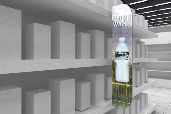 Shelf Frame Stopper Mockup: A Strategic Tool for Visual Merchandising and Brand Communication