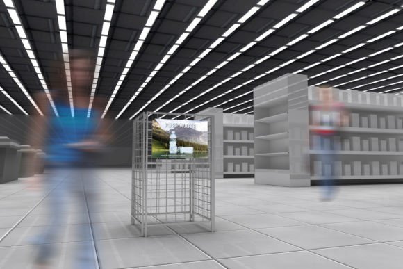 Super Market Storage Poster Mockup: A Smart Tool for Retail Visuals