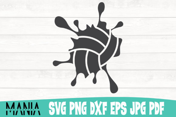 Volleyball Splash SVG Cut File Design Guide